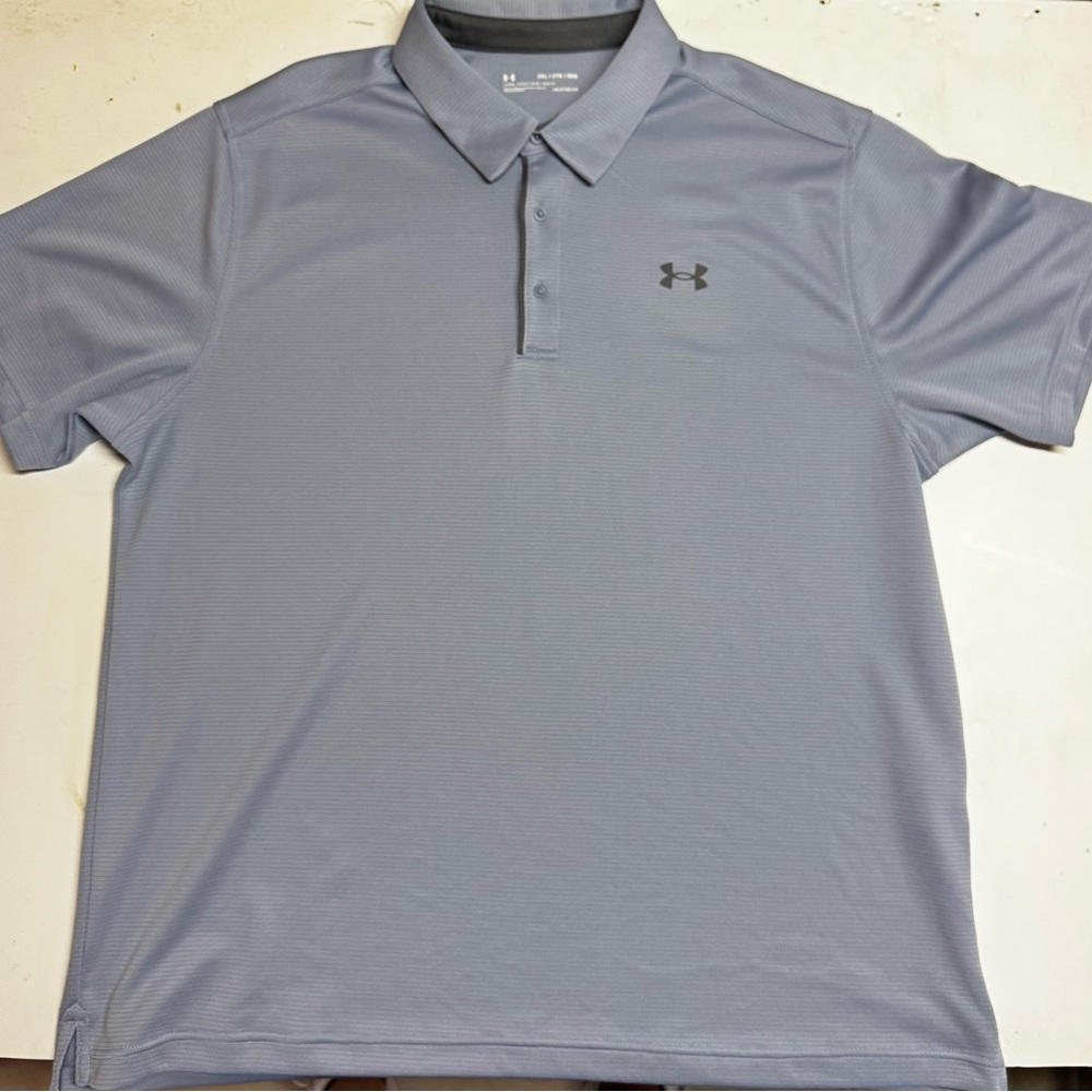 NWOT Under Armour Men's Gray Polo Shirt